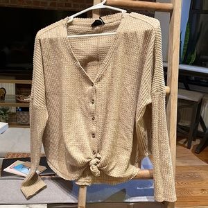 Comfy long sleeve button up